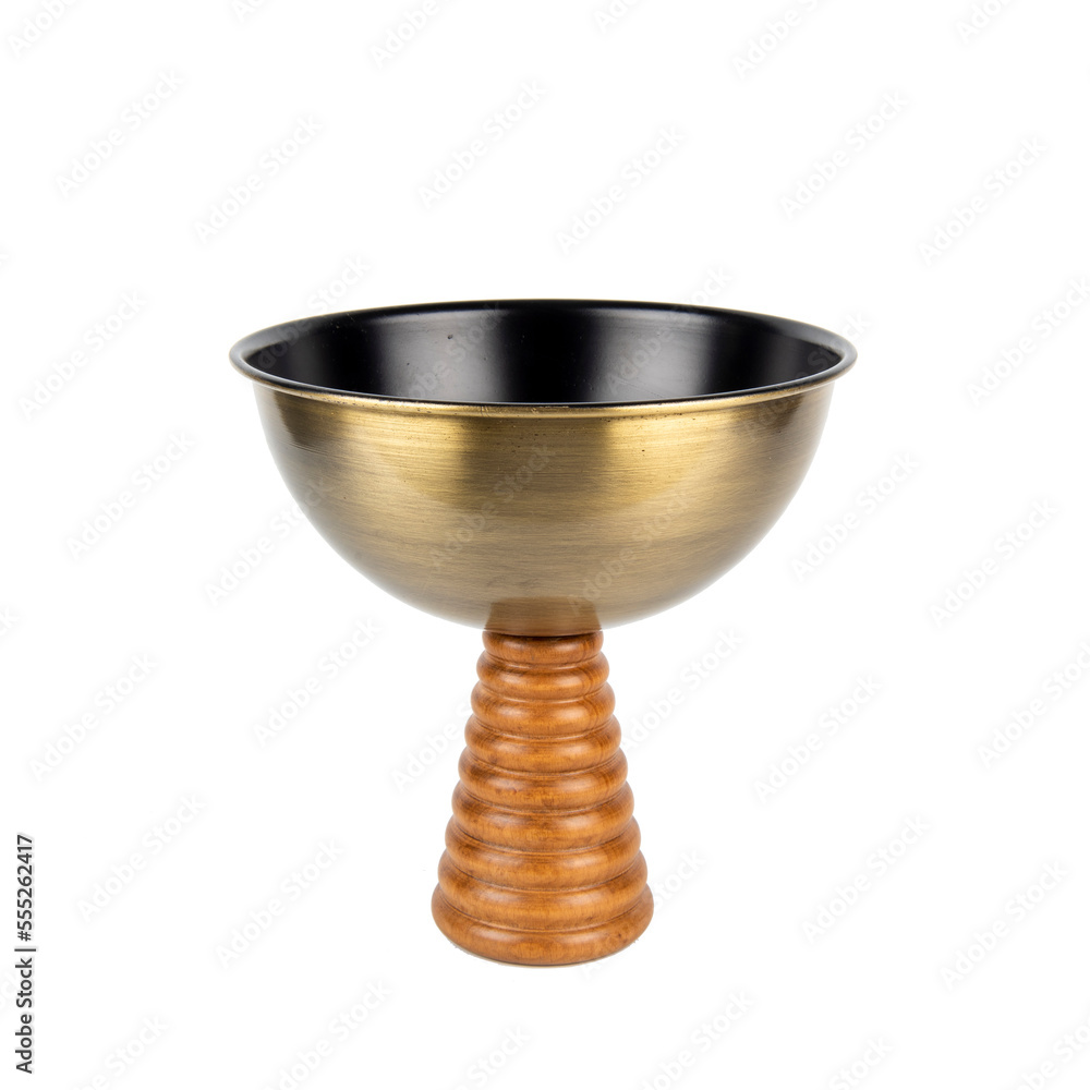 decorative metal object for living room decoration isolated on white background decorative metal object for living room decoration isolated on white background