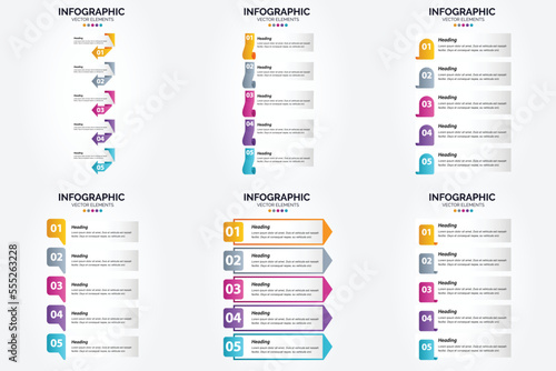 This vector infographics set is great for advertising your business in brochures. flyers. and magazines.