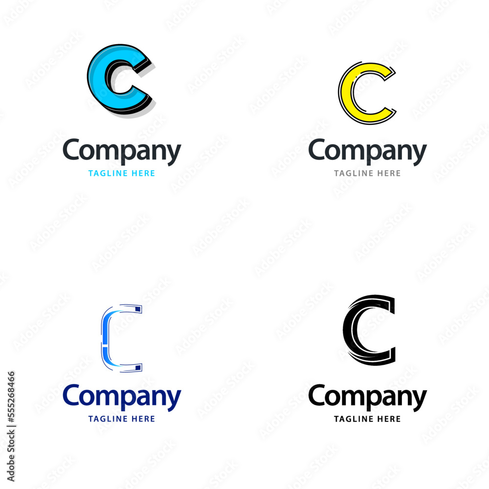 Letter C Big Logo Pack Design Creative Modern logos design for your business