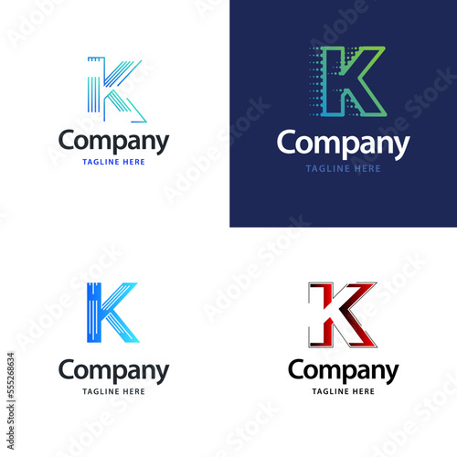 Letter K Big Logo Pack Design Creative Modern logos design for your business