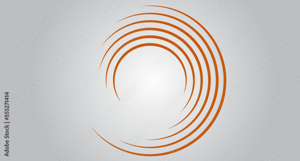 Brown circle speed lines isolated. Abstract speed lines in circle form, vector. For geometric art, elements design, logo, print materials and placard template. Abstract speed lines circles background Brown circle speed lines isolated. Abstract speed lines in circle form, vector. For geometric art, elements design, logo, print materials and placard template. Abstract speed lines circles background