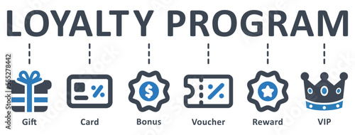 Loyalty Program icon - vector illustration . loyalty, program, gift, card, exclusive, bonus, voucher, reward, support, vip, infographic, template, concept, banner, pictogram, icon set, icons .
