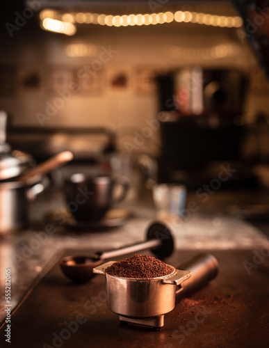 sesión de fotos de una deliciosa taza de café