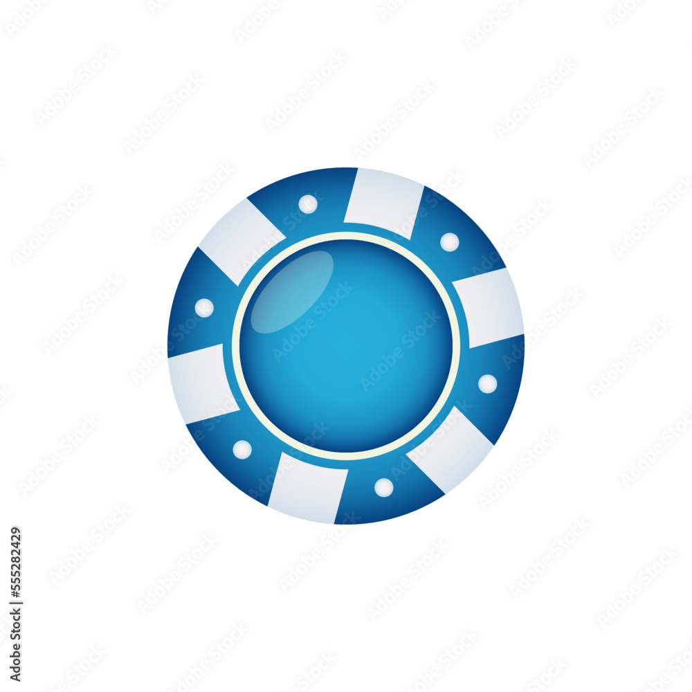 Poker chips shiny icon vector design templates Poker chips shiny icon vector design templates
