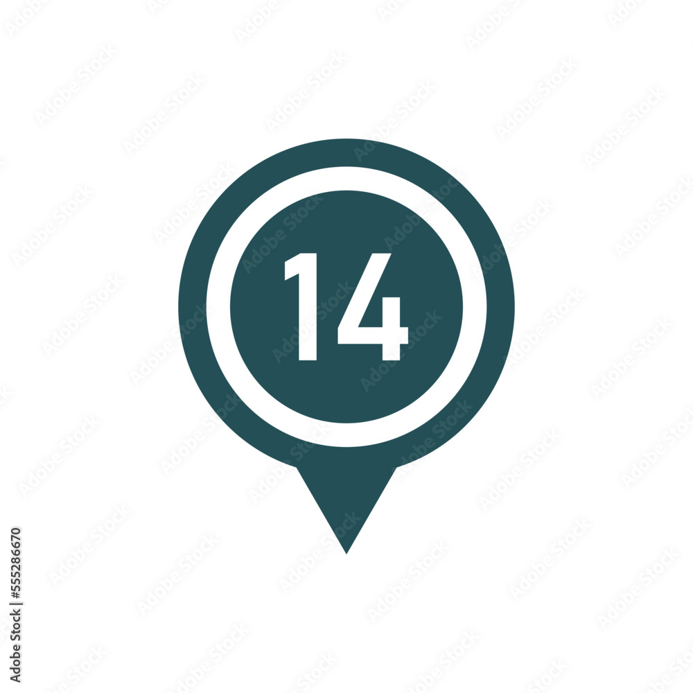 Number icon vector illustration. Infographic number icon vector. number icon vecto Number icon vector illustration. Infographic number icon vector. number icon vecto