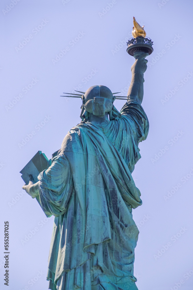 Obraz premium The Statue of Liberty (La Liberté éclairant le monde), Liberty Island, New York City, United States.