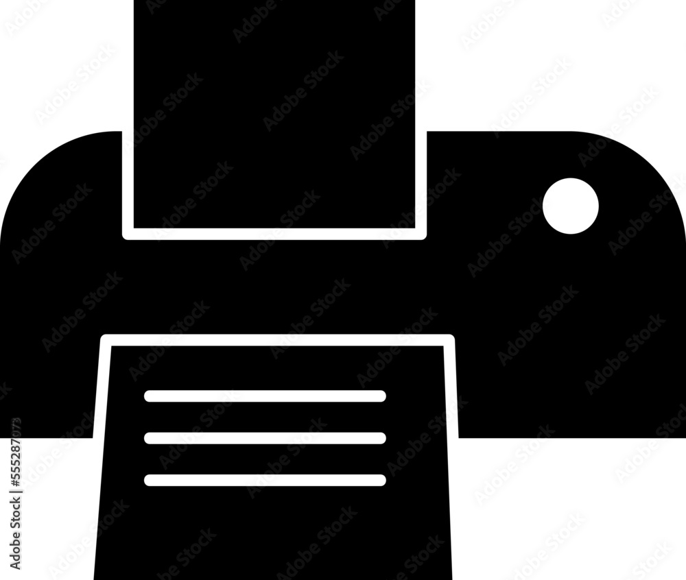 Printer icon on white background. Vector illustration on white background..eps Printer icon on white background. Vector illustration on white background..eps