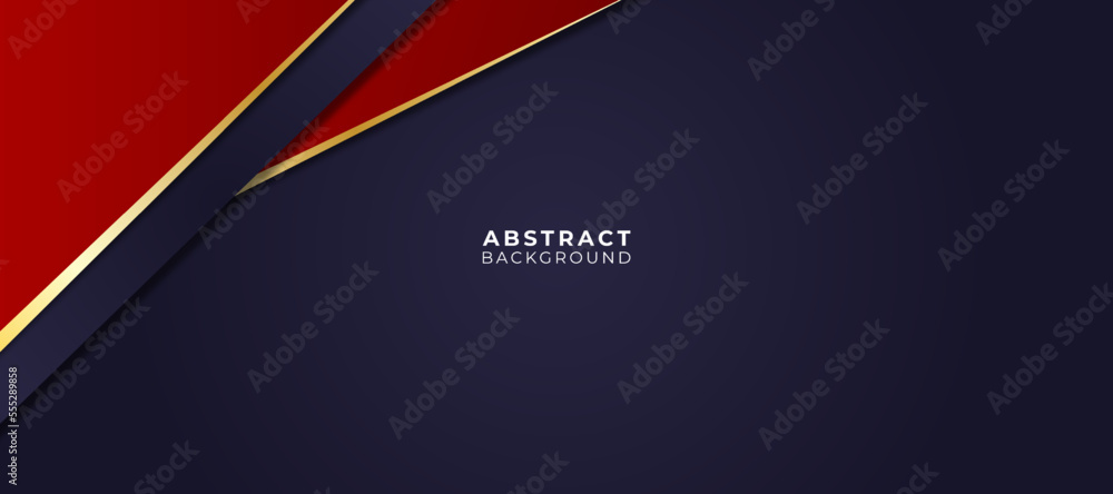 Fototapeta premium abstract dark blue and red background vector illustration