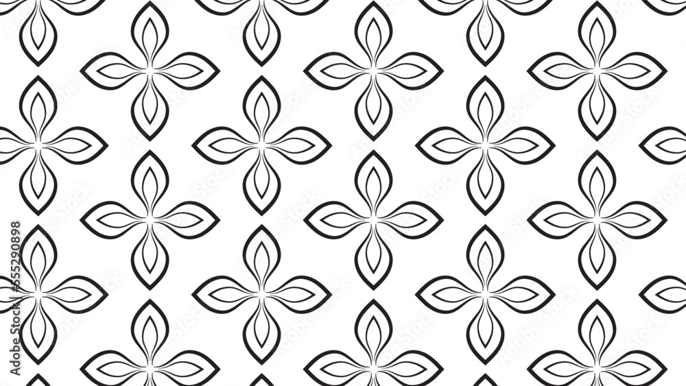 The vectors illustration seamless pattern of black line abstract design background The vectors illustration seamless pattern of black line abstract design background