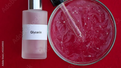 glycerin in glass photo