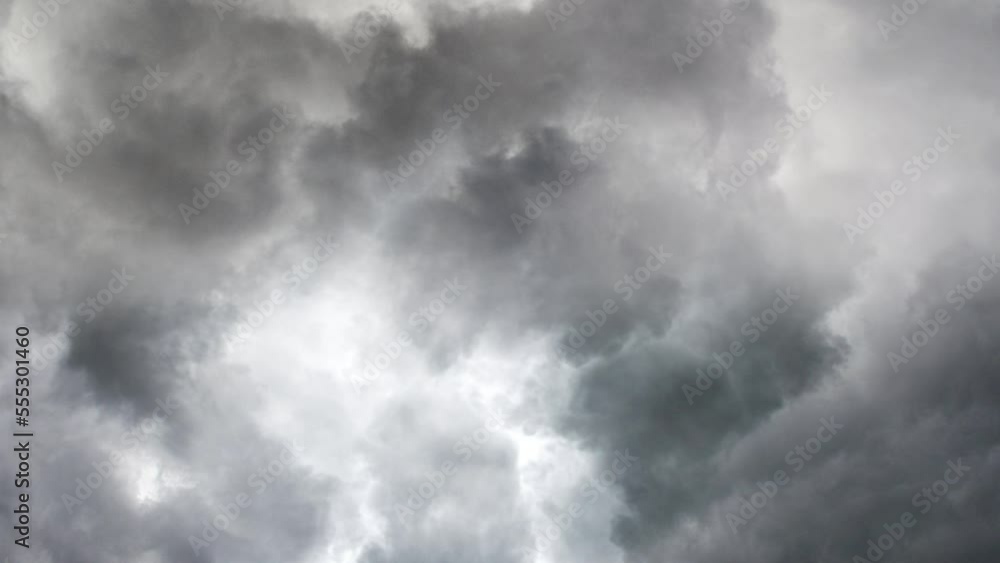 4k lightning in a dark cloud storm. 4k lightning in a dark cloud storm.