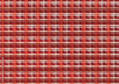 red and white tablecloth