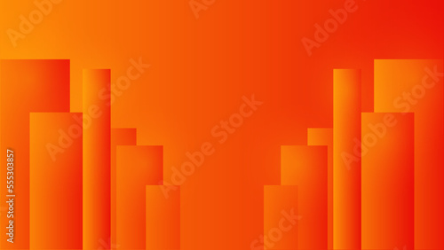 Orange abstract background with modern concept.Vector Illustration.