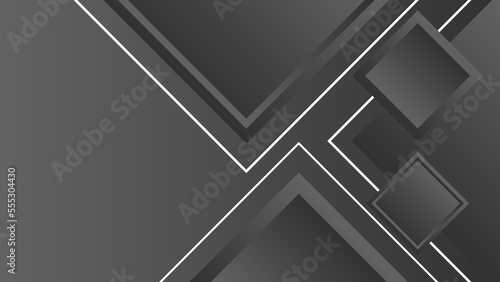 Abstract polygonal digital gray geometric shape subtle vector technology background.