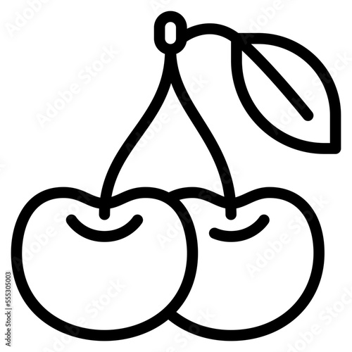 red cherry  icon