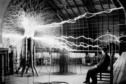 Tesla Coil Experiment - Generative AI