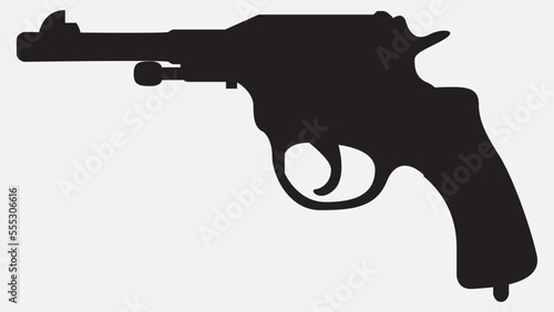 hand with gun