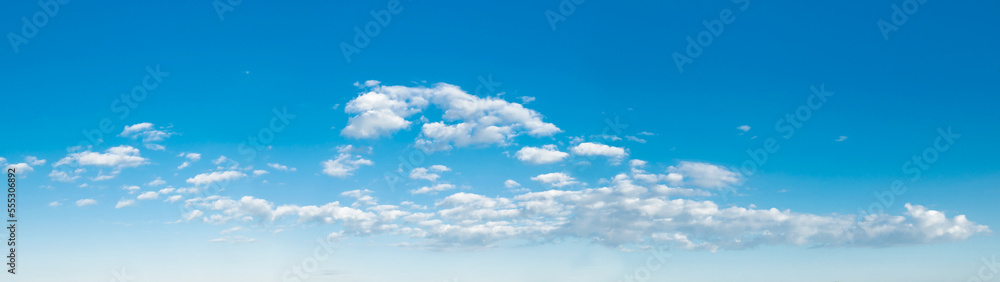 blue sky with white cloud background