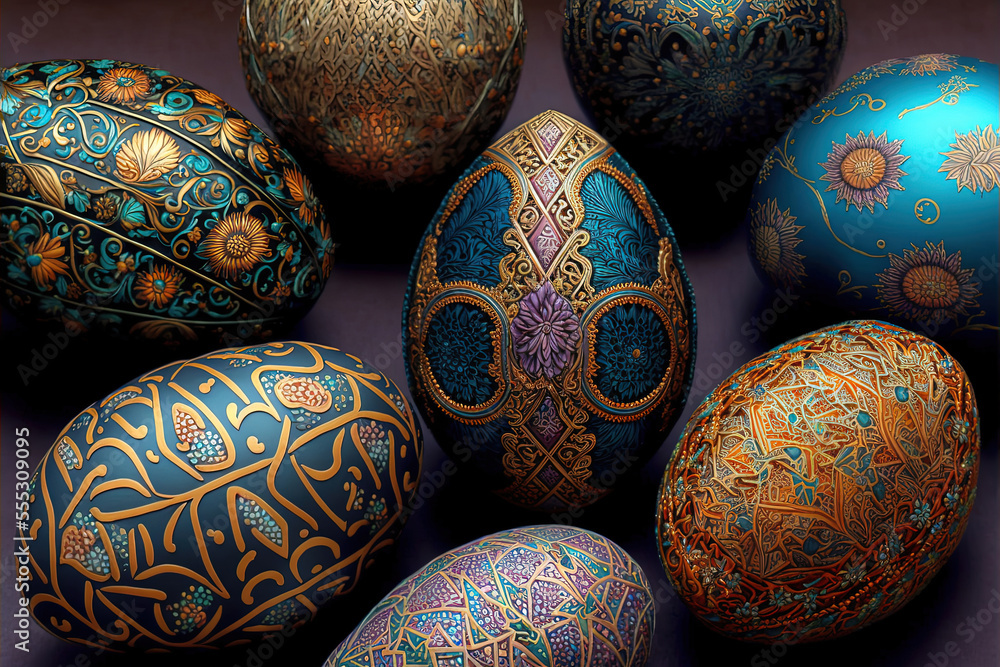 Happy Easter pysanky eggs Happy Easter pysanky eggs