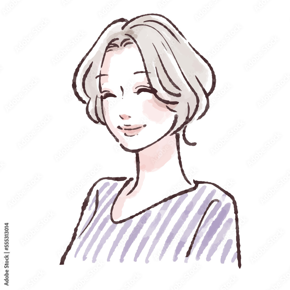 女性のイラスト素材 女性のイラスト素材