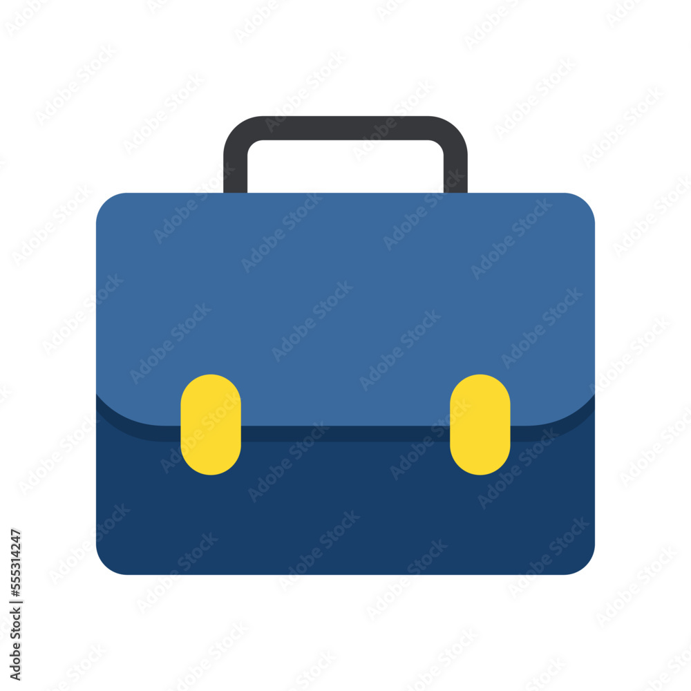 Briefcase bag vector icon symbol design Briefcase bag vector icon symbol design