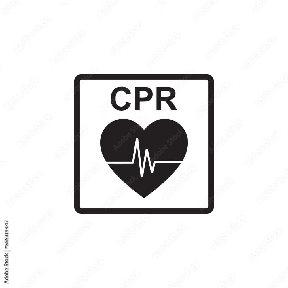 cpr icon , cardiograph icon vector cpr icon , cardiograph icon vector