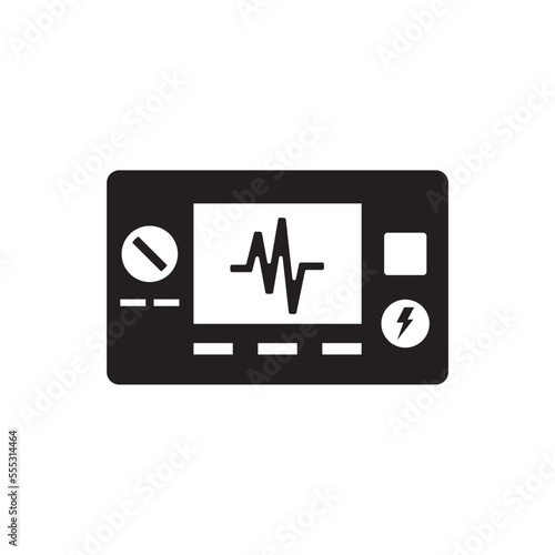cardiogram icon , pulse icon vector