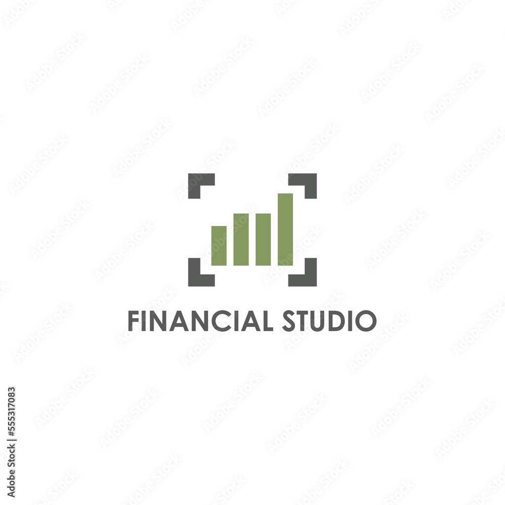 Financial Studio logo smbols modren