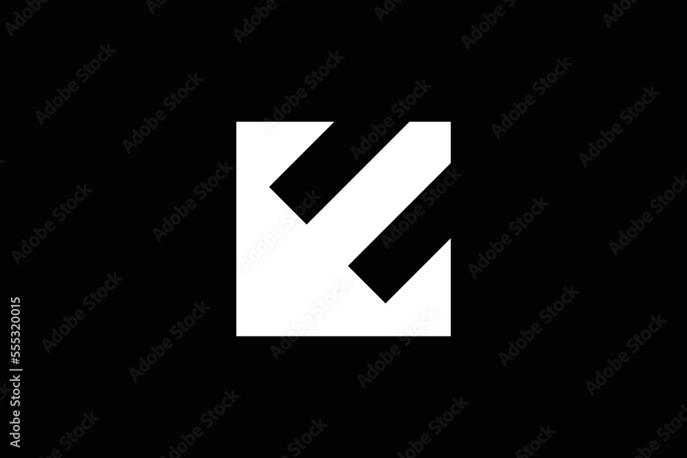 Minimal Awesome Trendy Professional Letter E Logo Design Template On Black Background Minimal Awesome Trendy Professional Letter E Logo Design Template On Black Background