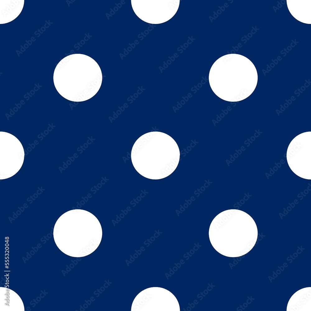 Polka dots, seamless patterns, white, blue can be used in decorative designs. fashion clothes Bedding sets, curtains, tablecloths, notebooks, gift wrapping paper Polka dots, seamless patterns, white, blue can be used in decorative designs. fashion clothes Bedding sets, curtains, tablecloths, notebooks, gift wrapping paper