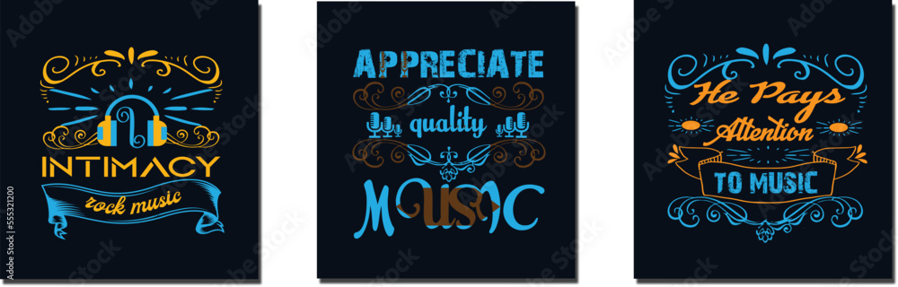 Music Typography design Music Typography design