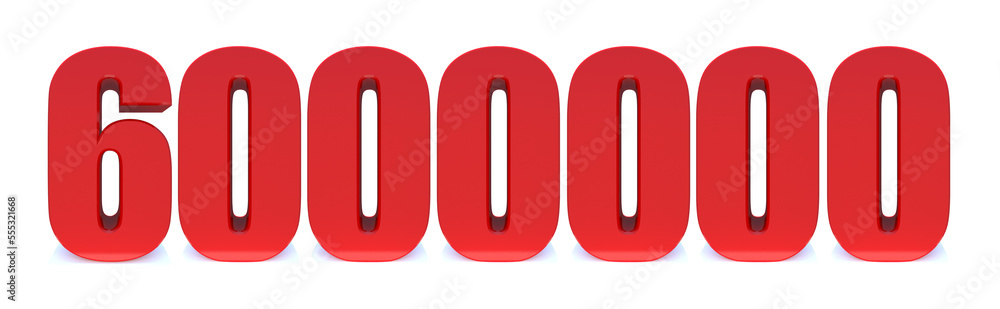 6000000 number 6000000 number
