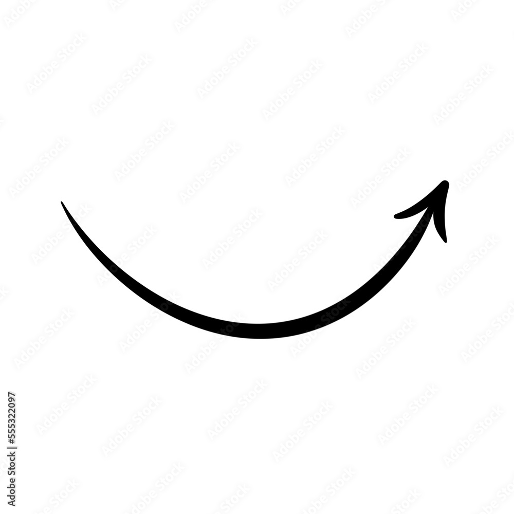 Hand draw arrow icon. Hand draw arrow icon.