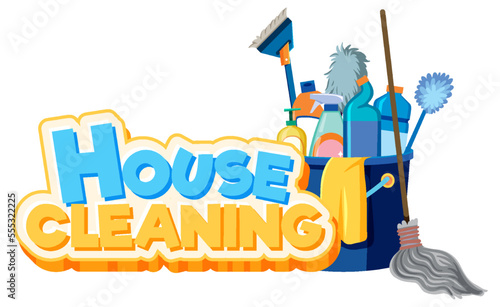 House Cleaning text banner