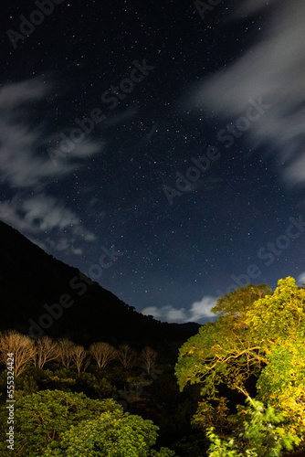 landscape with stars
