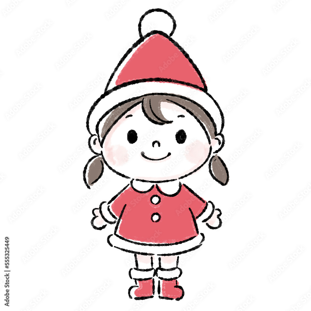 子供/サンタクロース/幼稚園/保育園/クリスマス会 子供/サンタクロース/幼稚園/保育園/クリスマス会
