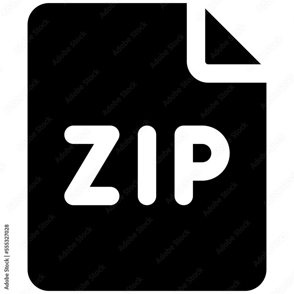 zip glyph icon zip glyph icon