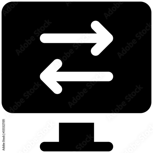 transfer glyph icon