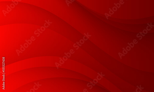 Red wave geometric background. Vector illustration