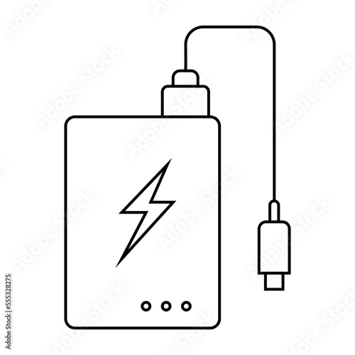powerbank icon vector