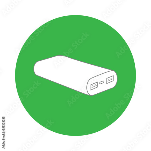 powerbank icon vector
