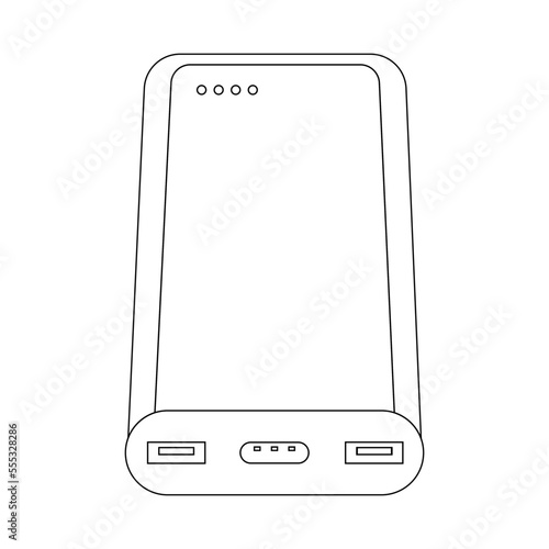 powerbank icon vector