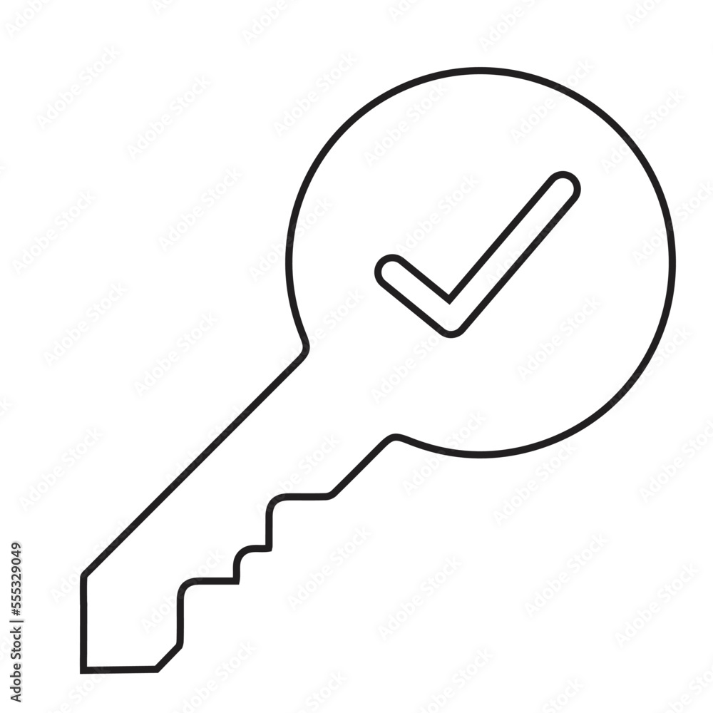 Access, key, lock icon