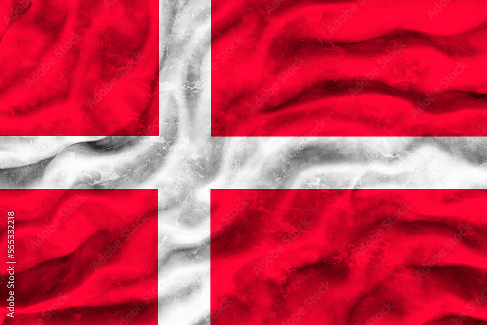 National flag of Denmark. Background with flag of Denmark. National flag of Denmark. Background with flag of Denmark.