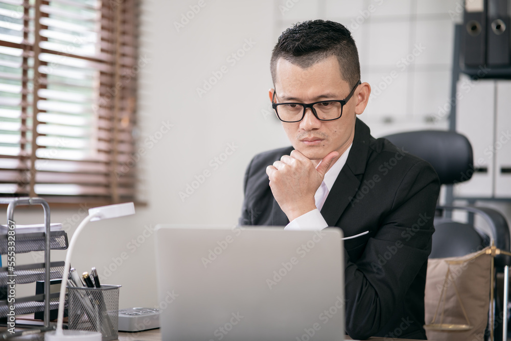 Lawyers having Concepts of Legal services at the law office work Legal advice online Lawyers having Concepts of Legal services at the law office work Legal advice online