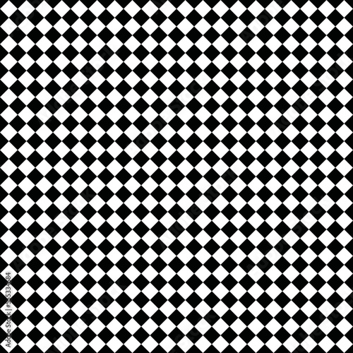 chess board black and white color vector seamless pattern