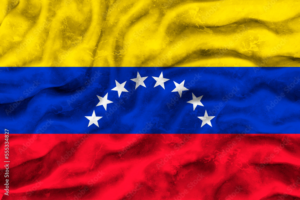 National flag of Venezuela. Background with flag of Venezuela. National flag of Venezuela. Background with flag of Venezuela.