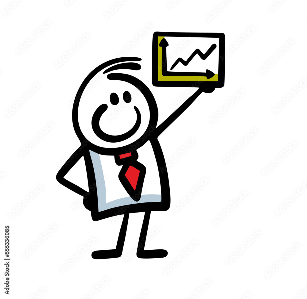 An office worker demonstrates a schedule of successful profit growth and talks about the companys income. An office worker demonstrates a schedule of successful profit growth and talks about the companys income.