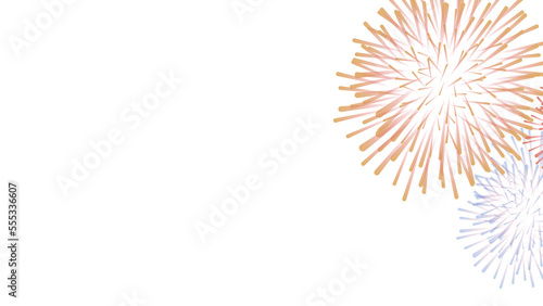 Epiphany wish image with black background and fireworks spread transparent background photo