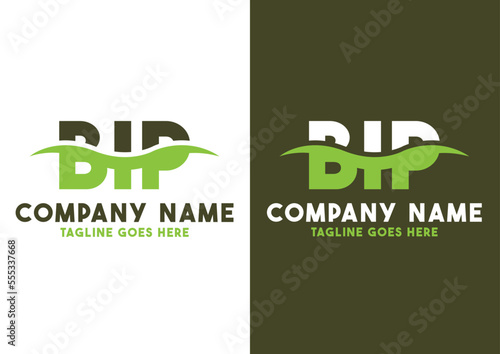 Letter BIP logo design vector template, BIP logo